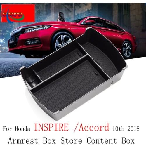 For Honda Accord Armrest 10th Box Storage Box INSPIRE Modified Car Central Storage Box Decoration Car Accessories