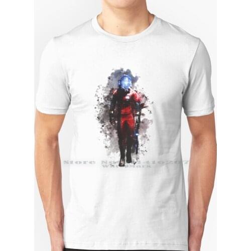 Prey Morgan Painting T Shirt 100% Pure Cotton Prey Morgan Morghan Watercolor Water Black Red Blue Mimic Prey 2 Video Game Video