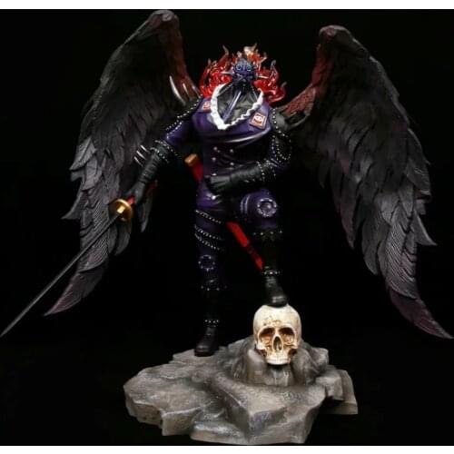 32cm One Piece Figure Beasts Pirates King Four Emperor Kaido King Figure YAN ZAI JIN Model Doll Toy