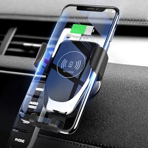 FLOVEME New Design 10W Qi Fast Car Wireless Charger Holder For Samsung S10e S10 Plus S10 Wireless Charger Stand Support Holder