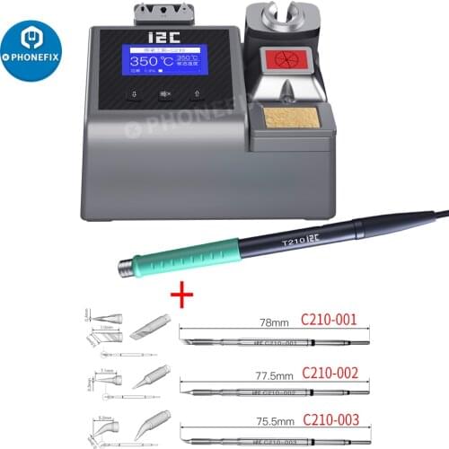 I2C OEM JBC NANO Soldering Station With C115 JBC Soldering Handle Soldering Iron Tip Electronics Repair Phone PCB Solder Station