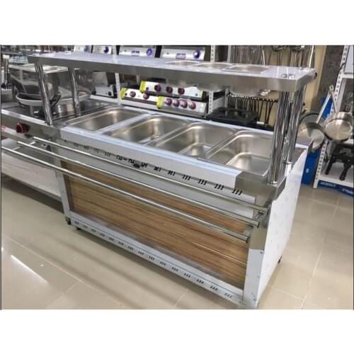 Commercial Restaurant Catering Cafe Hot Food serving unit stove Bain Marie warmers steamer buffet showcase FULL SET