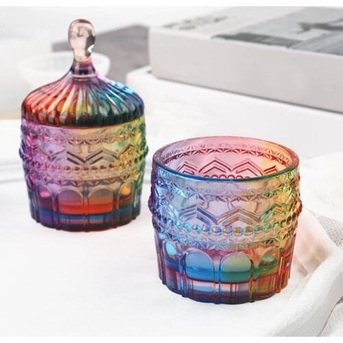 DIY Crystal Epoxy Resin Mold Round Storage Box Silicone Reisn Mold Mirror Epoxy Jewelry Box Storage Box Mold Making Tool