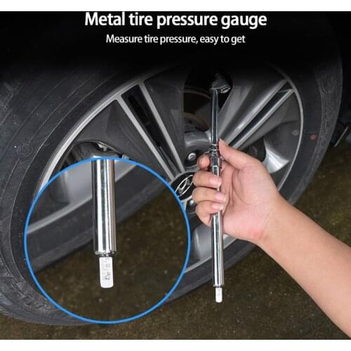 Auto Car Vehicle Motor Tyre Tire Air Pressure 10-150PSI Mini Test Meter Gauge Pen Quick Check Tire Pressure Auto Parts Wholesale