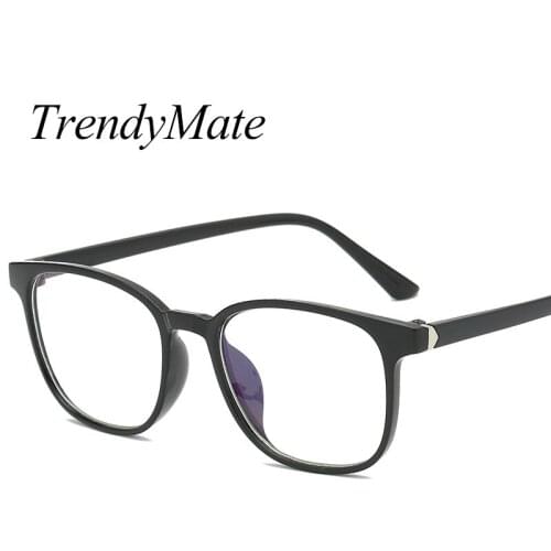 Fashion Square Women Glasses Frame Anti Blue Light Spectacle Eyeglasses Glasses Men Eyewear Lunette De Vue Femme 5455