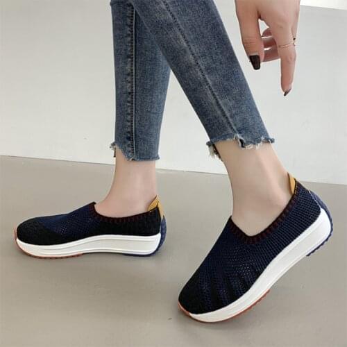 Fashion Women Flats Slip on Mesh Shoes Woman Light Sneakers Spring Autumn Loafers Femme Basket Flats Shoes