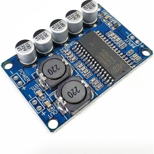 1pcs Digital power amplifier board module 35w mono amplifier module High-power TDA8932 low power consumption