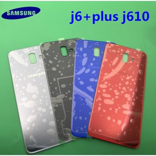 New Samsung j6plus Rear Housing Case For Samsung Galaxy J6+ J6 plus J610 SM-J610F SM-J610G Battery Cover Door Rear Back Cover
