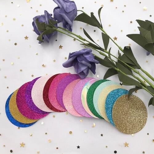 Wholesale glittering decorative eyelash box multi-color circular background cardboard 100 pieces a lot
