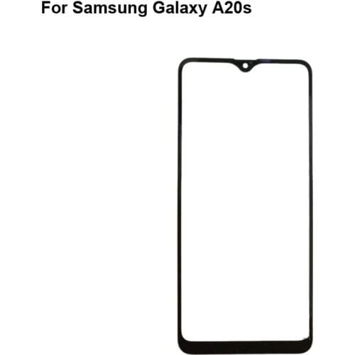 For Samsung Galaxy A20S Front LCD Glass Lens touchscreen SM-A2070 Touch screen Panel Outer Screen Glass without flex
