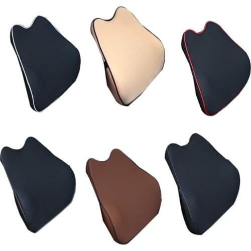 Car Seat Headrest Pad Memory Cotton Seat Neck Pillow Head Rest Support Protector Washable Cushion Auto Accessories 28GC