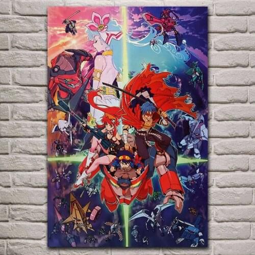 Full Square/Round Diamond embroidery Cross stitch mosaic room5d Diy Diamond Painting Japanese Anime Tengen Toppa Gurren Lagann