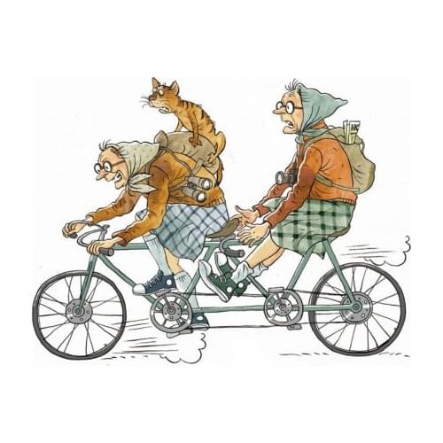 Old Woman Pattern Transparent Clear Silicone Stamp/Seal For DIY Scrapbooking/photo Album Decorative Clear Stamp Sheetstampons