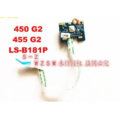 NEW For HP 450 G2 HP 455 G2 Power button switch board 470 G2 475 G2 450 G2 455 G2 LS-B181P tested good free shipping
