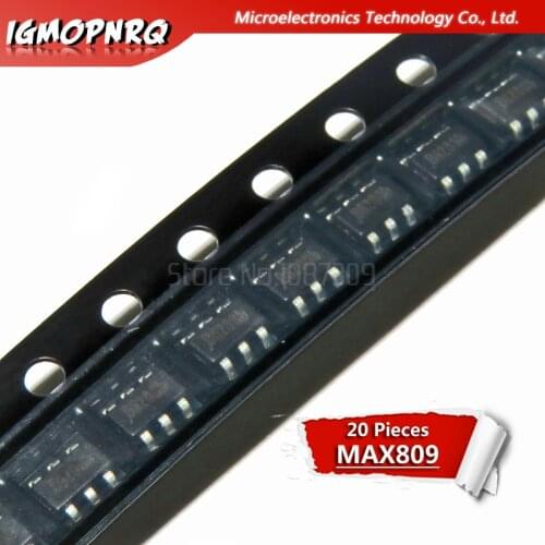 20pcs MAX809SEUR MAX809S ADAA MAX809 SOT23-3 Supervisory Circuits 3-Pin MPU Supervisor new original