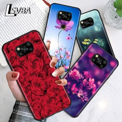Natural flower For Xiaomi Poco C3 M3 M2 X3 NFC X2 F2 Pro F1 Mi Play Mix 3 A2 Lite A1 6 5 Phone Case