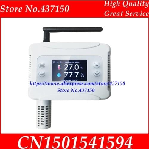 Ethernet WIFI Temperature Humidity Transmitter sensor USB for Wifi Connection LCD display