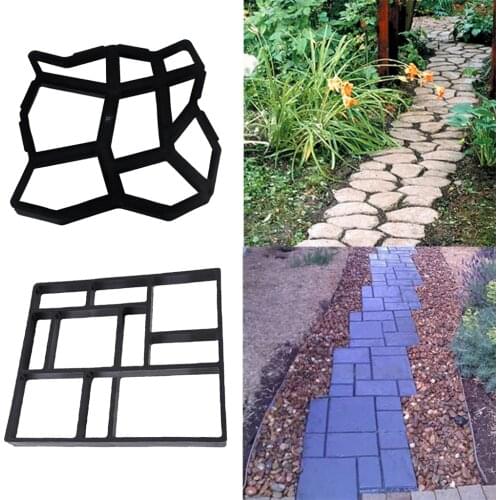 DIY Walk Maker Concrete Stepping Stone Mold Garden Pathmate Stone Mold 40cm