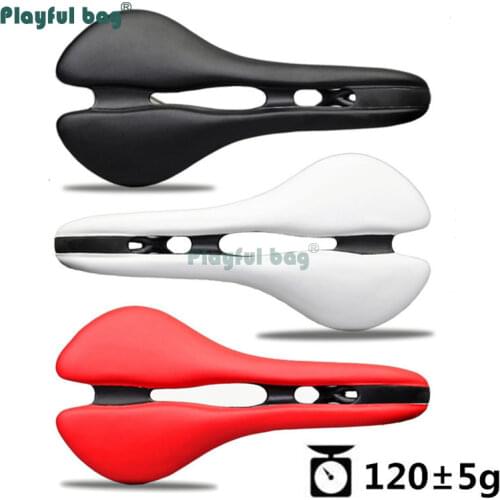 Playful bag Bicycle Saddle Carbon Fiber Seat for Road Bike Moutain Bicycle Black Red White Color Riding Bike Accessory GA05