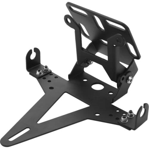 Motorcycle Adjustable Angle License Number Plate Frame Holder Bracket For Yamaha Yzf R1 R3 R6 R15 R25 Fz6 Mt-07 Mt 07
