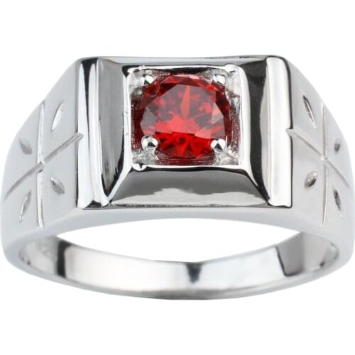 Mens 925 Solid Silver Ring Rhodium Plated Band Man Jewelry Cross Religious Gift Multi Size 6 to 13 R510