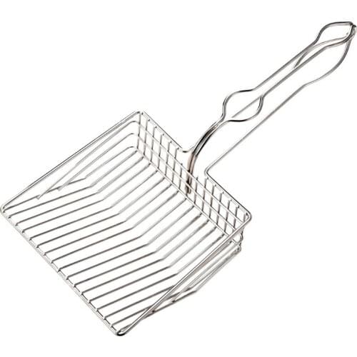 Stainless Steel Pet Cat Litter Scoop Heavy Duty Kitten Dog Poop Sand Clean Scooper durable metal pet cat litter Pet Shovel