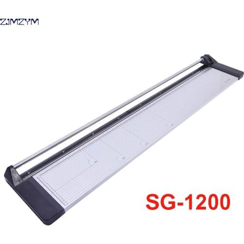 NEW Discount Portable 48 inches 1200MM Manual Rotary Professional Paper PVC Cutter Trimmer SG-1200 Roller Paper Cutter 8sheets