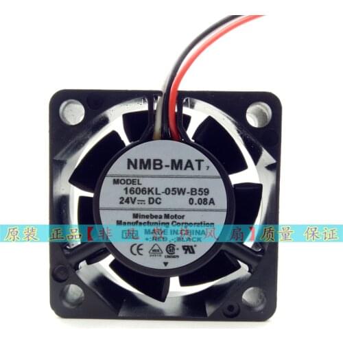 New original 1606KL-05W-B49 4cm 4015 24V 0.07A 3-wire inverter CNC machine tool cooling fan
