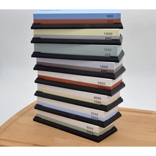 240 400 800 1000 5000 6000 8000 Professional Kitchen Knife Sharpener Water Honing Stone Sharpening System Whetstone sharpening