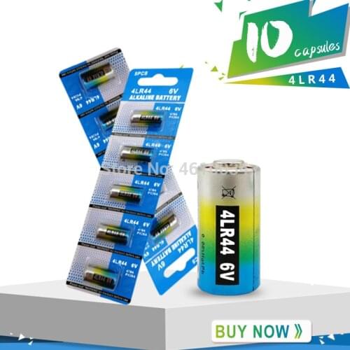 10pcs/2 card 6V 4LR44 Alkaline Batteries for Dog Training Shock Collars Beauty pen A544V 4034PX PX28A L1325 4AG13 544 4A76