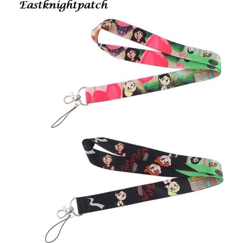 E2735 Cartoon Tv Show Key Lanyard For Phones USB Flash Drives Key Keychains ID Card Name Tag DIY Kids Hang Rope