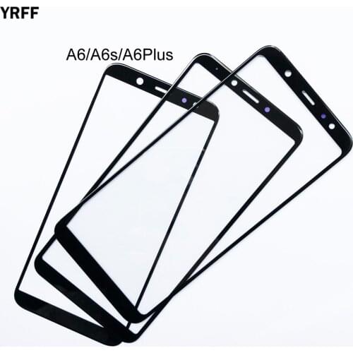 Panel Glass For Samsung Galaxy A9S A6S A6 Plus (2018) A605 A600 Front Glass (No Touch Screen) Outer Glass Cover Assembly Parts