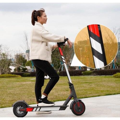 1PCS Electric Scooter Parts Reflective Styling Stickers For Xiaomi Mijia M365 Electric Scooter Outdoor Skateboard Accessories