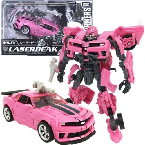 TAKARA TOMY Transformers Masterpiece MP-EX Deluxe Laserbeak Pink Bumblebee Transformer WF limited Action Figure Model Toy