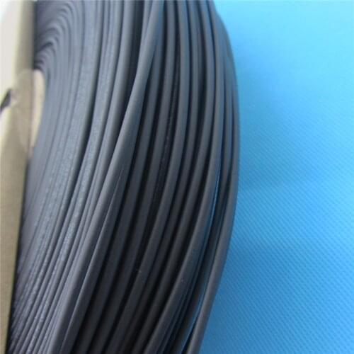 1m Heat Shrink Tube Black Wire Wrap Cable Insulation Sleeving Heatshrink Tubing 125 Celsius Kit Inner Diameter 1mm 1.0mm