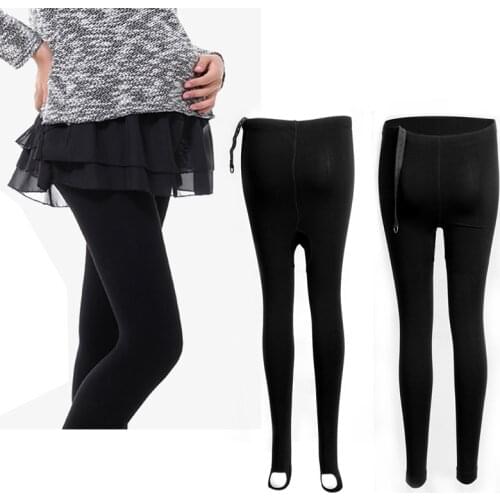 Pregnancy Comfortable Adjustable Thick Maternity Cotton Leggings Pants Warmer