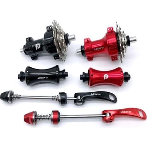 Litepro LP Folding Bike Straight Pull Hub 9-13-17 Teeth 14/16inch Outer Three-Speed Hub Front 12H Rear 16H Bicycle Universal Hub