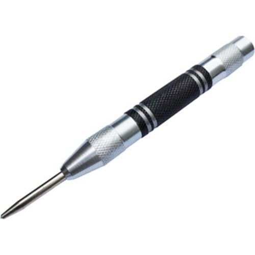 128mm Automatic Center Pin Spring Loaded Mark Center Punch Tool Wood Indentation Mark Woodworking Tool Bit