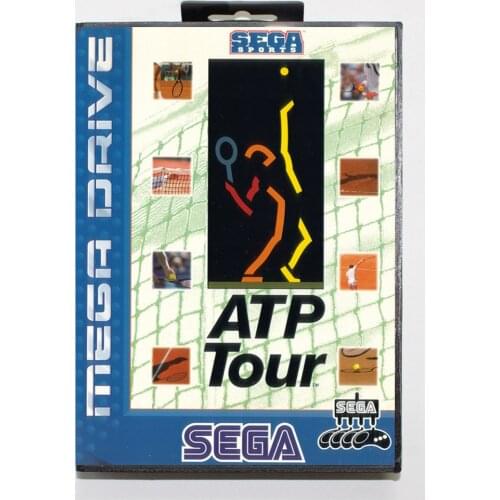 ATP Tour Boxed Version 16bit MD Game Card For Sega MegaDrive Sega Genesis System
