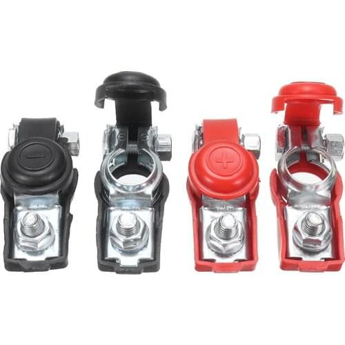 2 Pair 400A Battery Terminals Connectors Clamps Release Battery Terminals For Caravan Car Van Motorhome