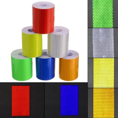 3 Meter Bicycle Reflective Tape Sticker Reflective Safety Warning Conspicuity Tape Self Adhesive Film Strip Bicycle Accessories