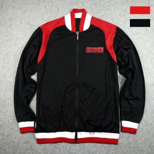 Anime Slam Slamdunk Shohoku Jacket Coat Basketball Team Rukawa Hanamichi Sakuragi Sportswear Outfit Cosplay Costume