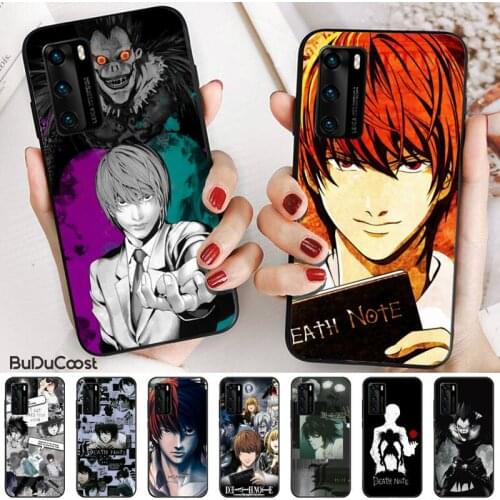 Anime Death Note Phone Case For Huawei P20 P30 P20Pro P20Lite P30Lite Psmart P10 P40 pro