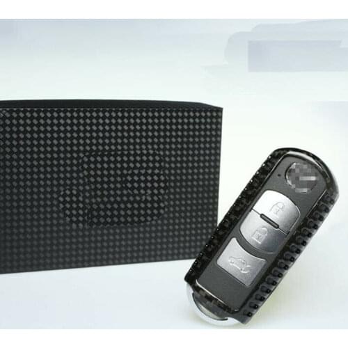 For Mazda 3 6 cx-5 cx-7 Axela carbon fibre Key Keyless Remote Entry Case Cover