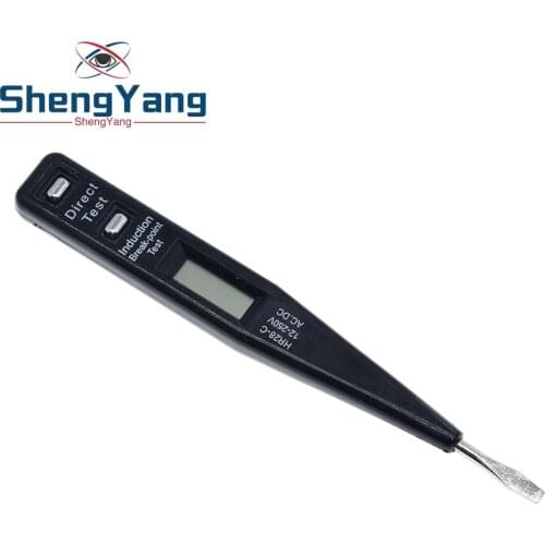 Electric Indicator Voltage Meter Digital Voltmeter 12V-250V Socket Wall AC/DC Power Outlet Detector Sensor Tester Pen