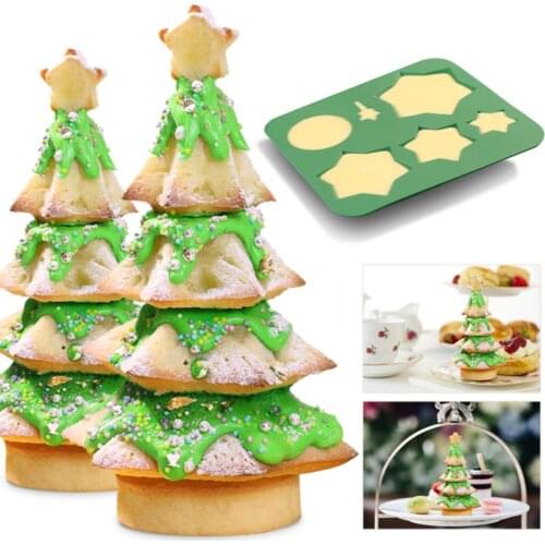 DIY Handmade Soap Mould Baking Accessories 4/6 Holes Flower Shaped Silicone Non-toxic Fondant Cake Mold Soap Making Kitchen Tool