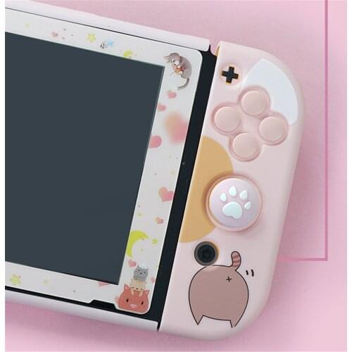 Rocker Button Cap Joystick Thumb Stick Grip Cap Cross Key Sticker Cover for N-S Handle Parts