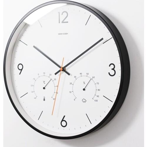 Vintage Modern Minimalist Wall Watch Creative Mute Living Room Wall Clock Retro Bedroom Office Design Clock Watch Home Decor C6T