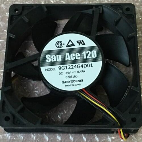 Original Axial flow fan 9G1224G4D01 DC24V 0.47A 2 months warranty