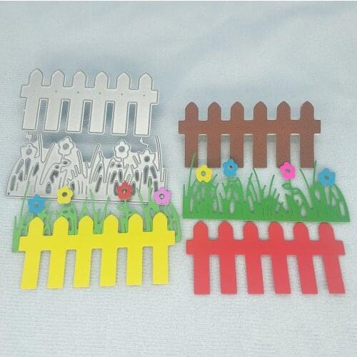 Railings, fences, flowers, small flowers, small grass metal cutting molds, scrapbooks, paper gift cards, DIY decorative art